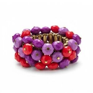 Beaded pink and purple festive
Stretch Bracelet